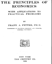 The Principles of Economics, with Applications to Practical Problems