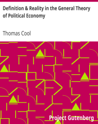 Definition & Reality in the General Theory of Political Economy